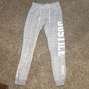Justice sweatpants!